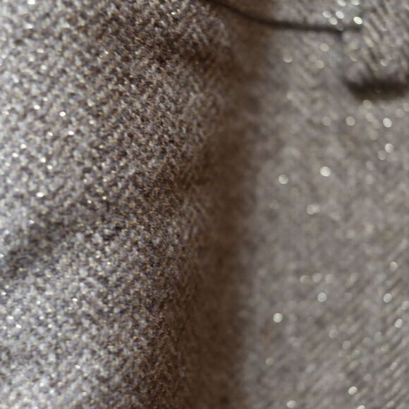 Laundry Vintage Herringbone Tweed Y2K Gold Sparkly Pants Trousers Career 12 - Picture 6 of 11